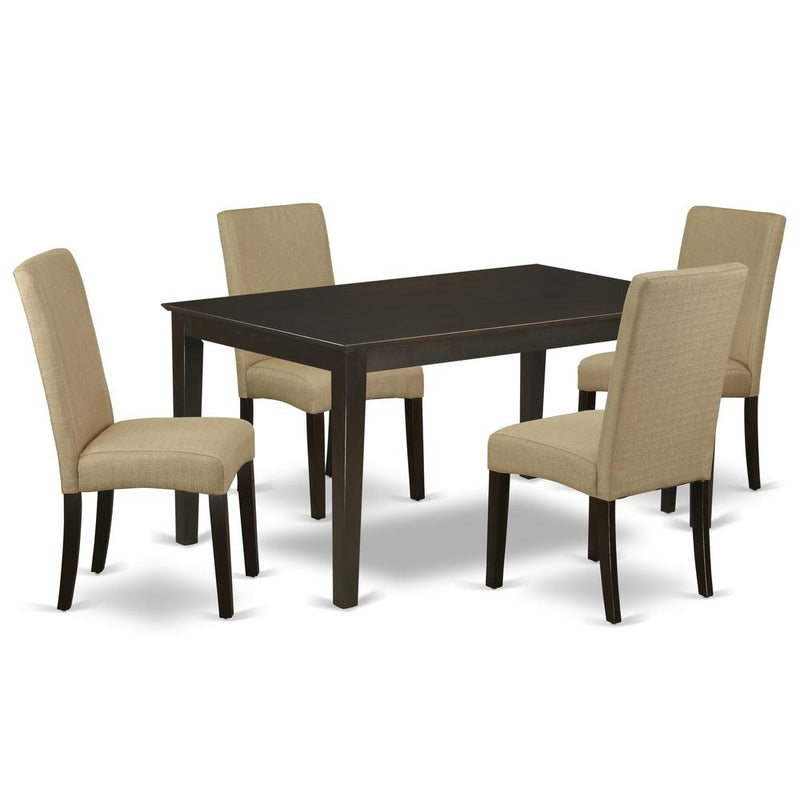 Dining Room Set Cappuccino, CADR5-CAP-03