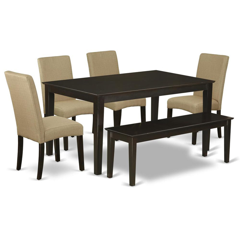 Dining Room Set Cappuccino, CADR6-CAP-03