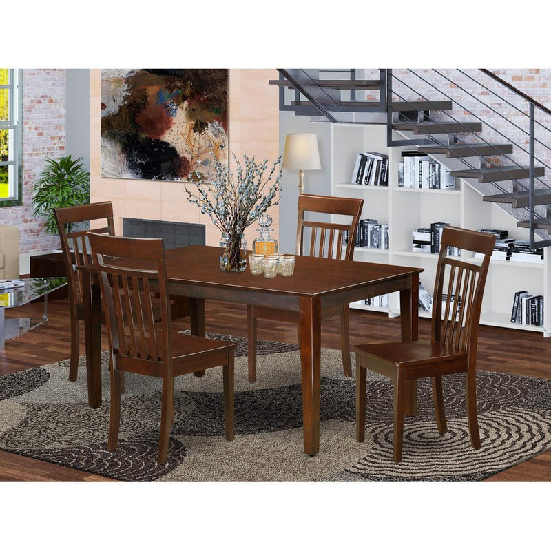 5  PC  Dining  room  set-Table  and  4  Kitchen  Chairs