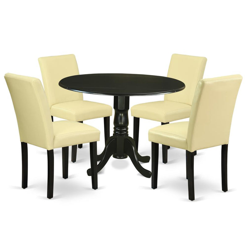 Dining Room Set Black, DLAB5-BLK-73