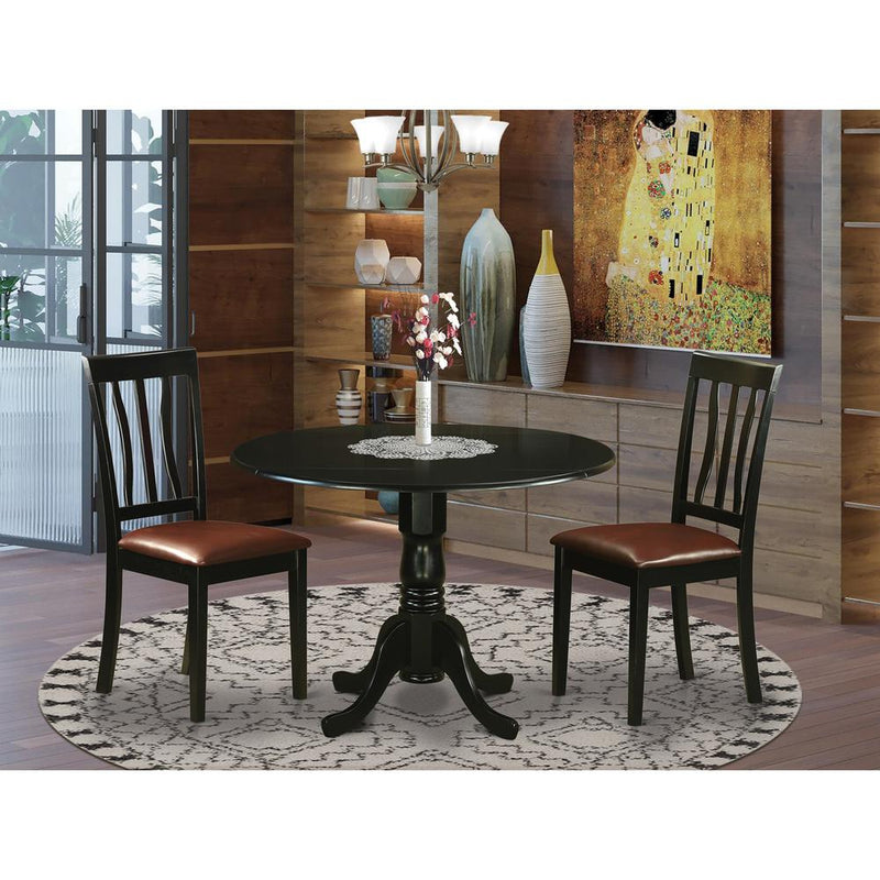 3  Pc  Dining  room  set  for  2-Dining  Table  and  2  Dining  Chairs