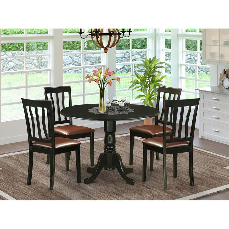 5  PC  Dining  room  set  for  4-Dinette  Table  and  4  Kitchen  Chairs