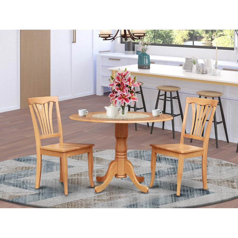 3  Pc  Kitchen  nook  Dining  set-Kitchen  Table  and  2  Dining  Chairs