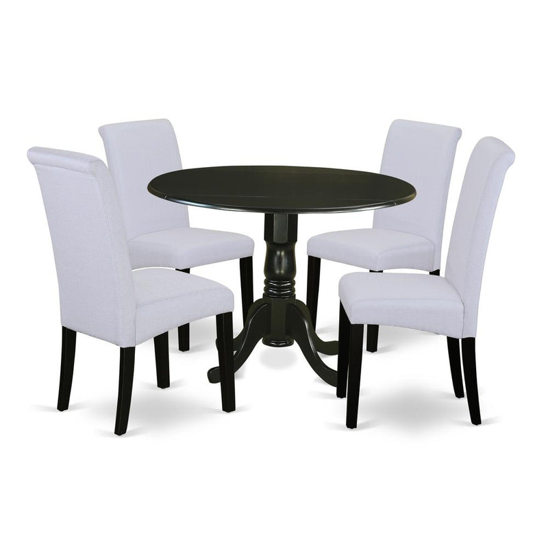 Dining Room Set Black, DLBA5-BLK-05