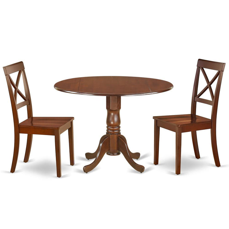 Dining Room Set Mahogany, DLBO3-MAH-W