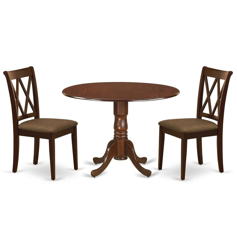 Dining Room Set Mahogany, DLCL3-MAH-C