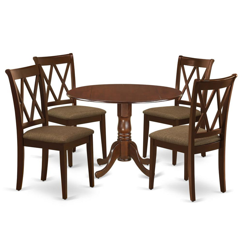 Dining Room Set Mahogany, DLCL5-MAH-C