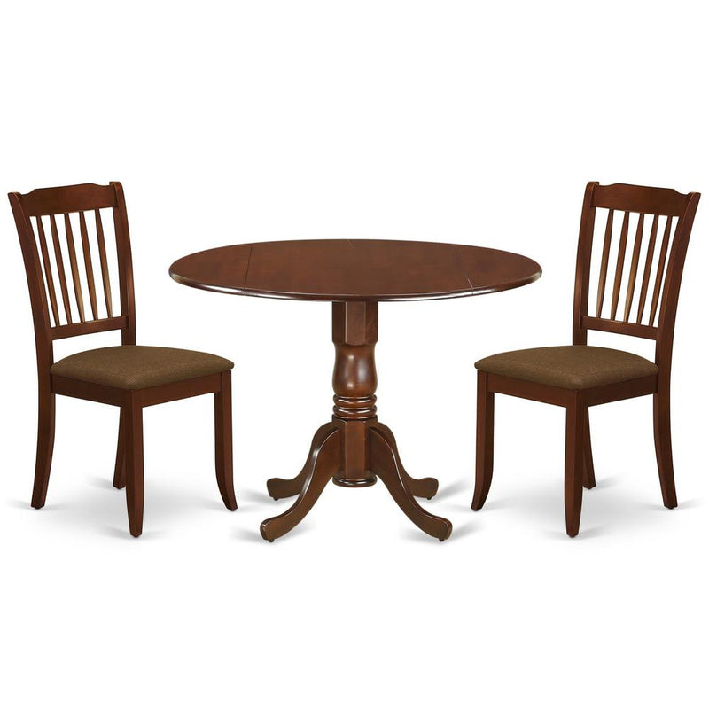 Dining Room Set Mahogany, DLDA3-MAH-C