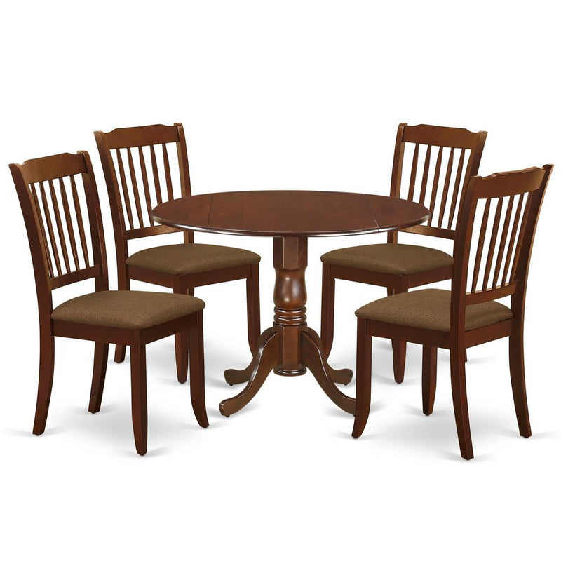 Dining Room Set Mahogany, DLDA5-MAH-C