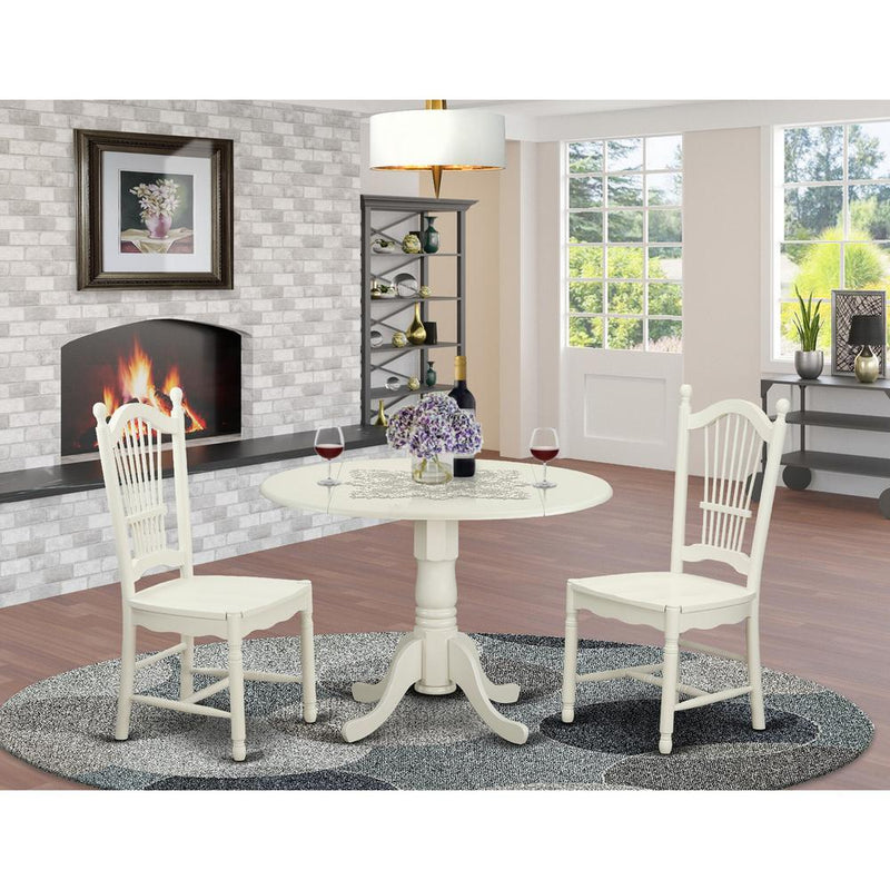 3  PcKitchen  dinette  set  for  2-Dinette  Table  and  2  Dining  Chairs