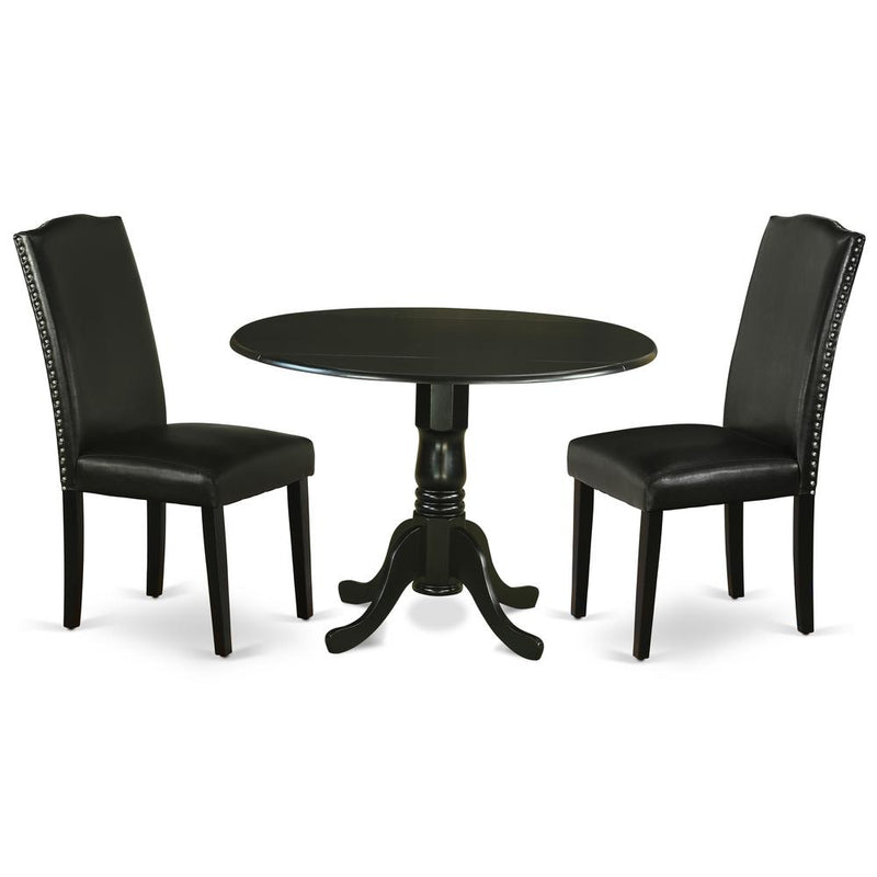 Dining Room Set Black, DLEN3-BLK-69