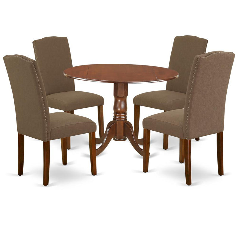 Dining Room Set Mahogany, DLEN5-MAH-18