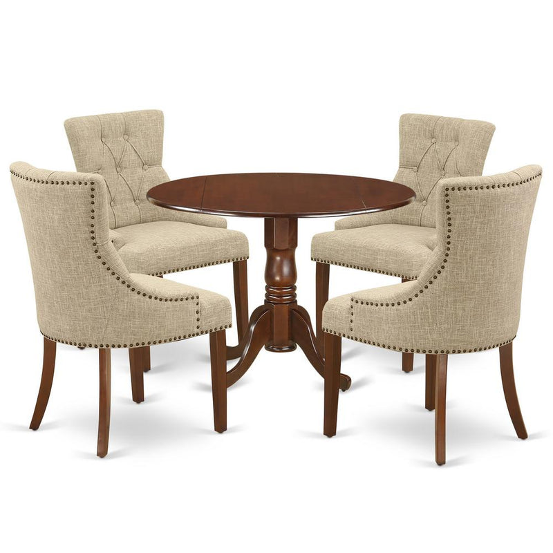 Dining Room Set Mahogany, DLFR5-MAH-05