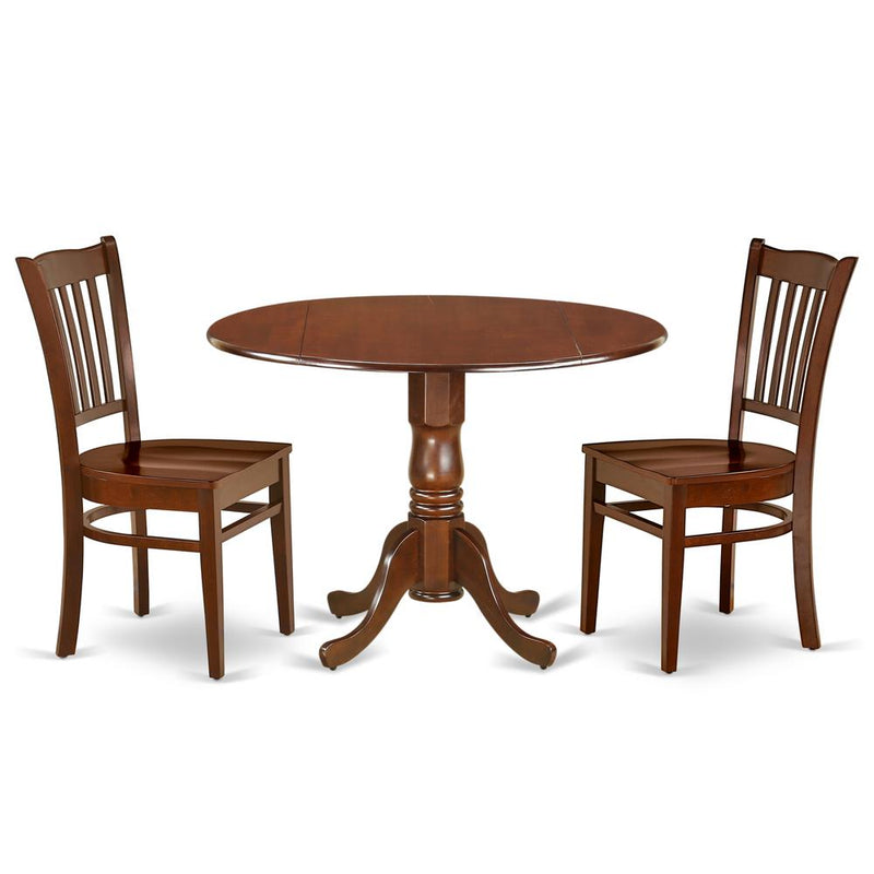 Dining Room Set Mahogany, DLGR3-MAH-W