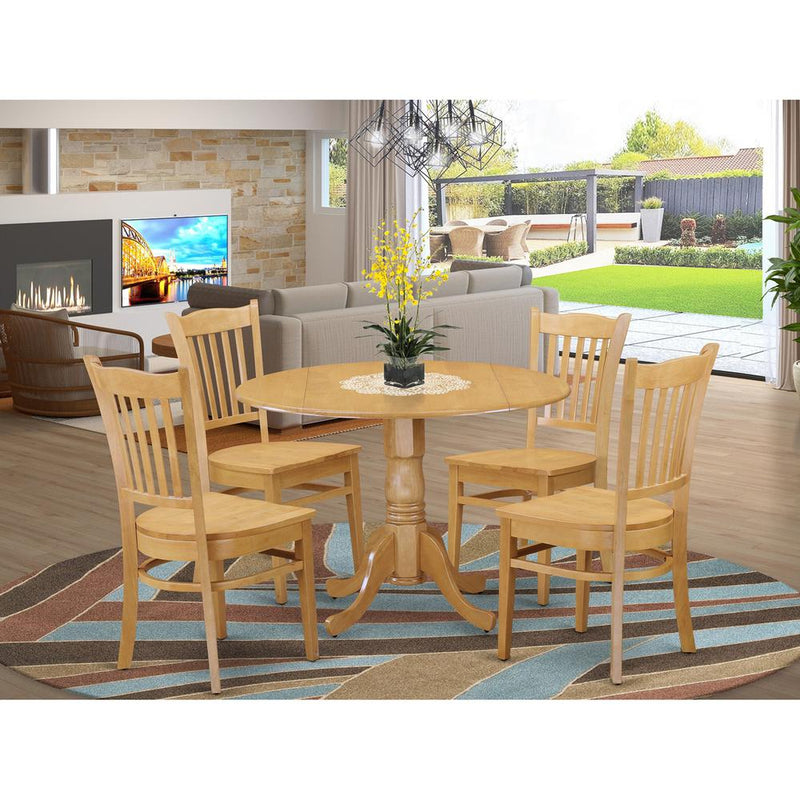 5  PcKitchen  Table  set  -  Kitchen  Table  and  4  Kitchen  Dining  Chairs