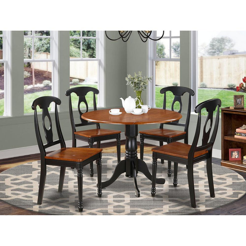 5  PC  small  Kitchen  Table  set-Table  and  4  dinette  Chairs