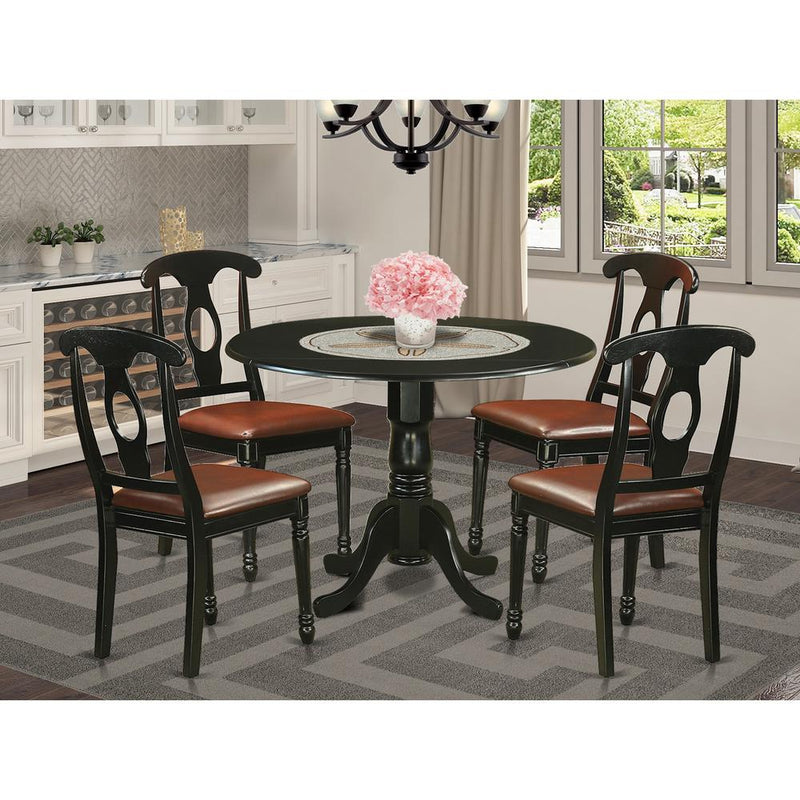 5  Pc  Dinette  Table  set  -  Small  Kitchen  Table  and  4  Dining  Chairs