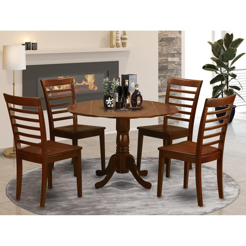 5  Pc  small  Kitchen  Table  and  Chairs  set-Kitchen  Table  and  4  dinette  Chairs