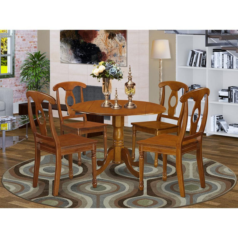 5  PC  Kitchen  nook  Dining  set-breakfast  nook  and  4  dinette  Chairs