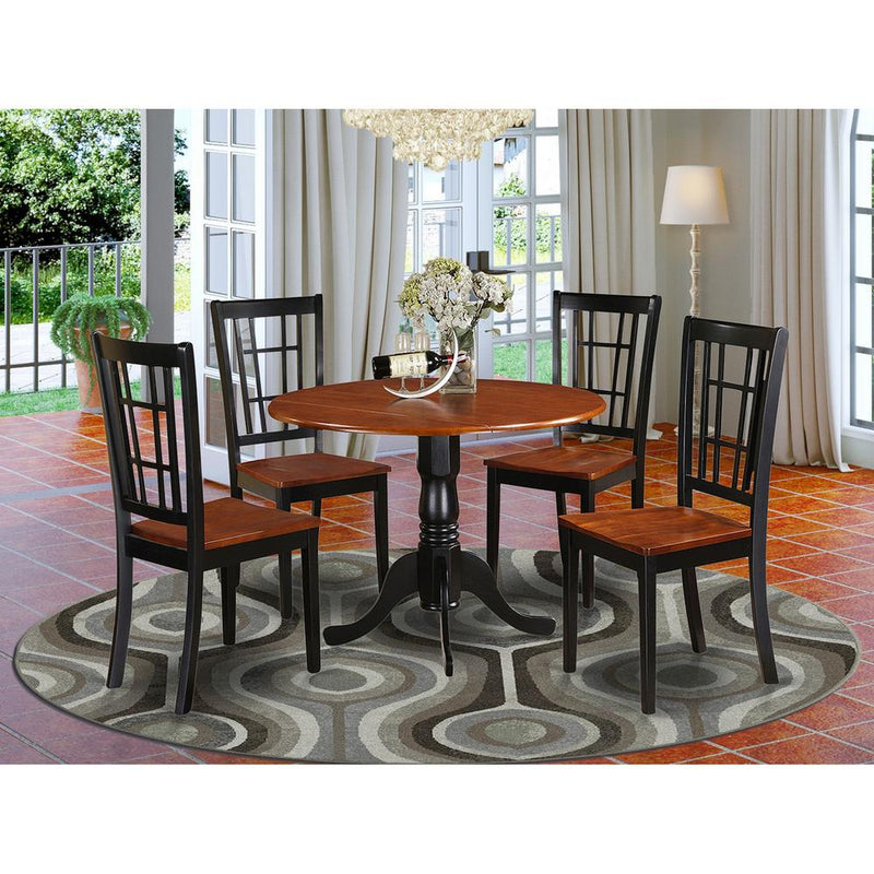 5  Pc  Kitchen  nook  Dining  set-Kitchen  Table  and  Kitchen4  Chairs