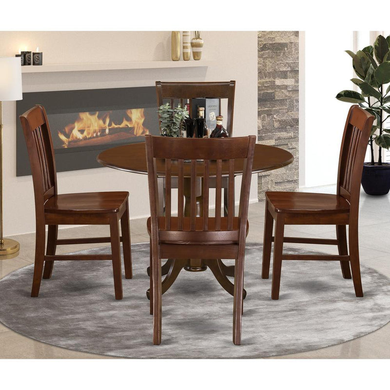 5  Pc  small  Kitchen  Table  and  Chairs  set-small  Kitchen  Table  plus  4  Kitchen  Chairs