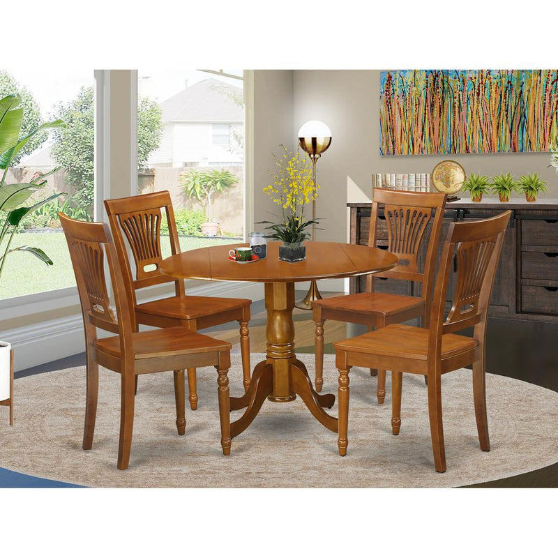 5  Pc  Kitchen  nook  Dining  set-small  Kitchen  Table  and  4  Dining  Chairs