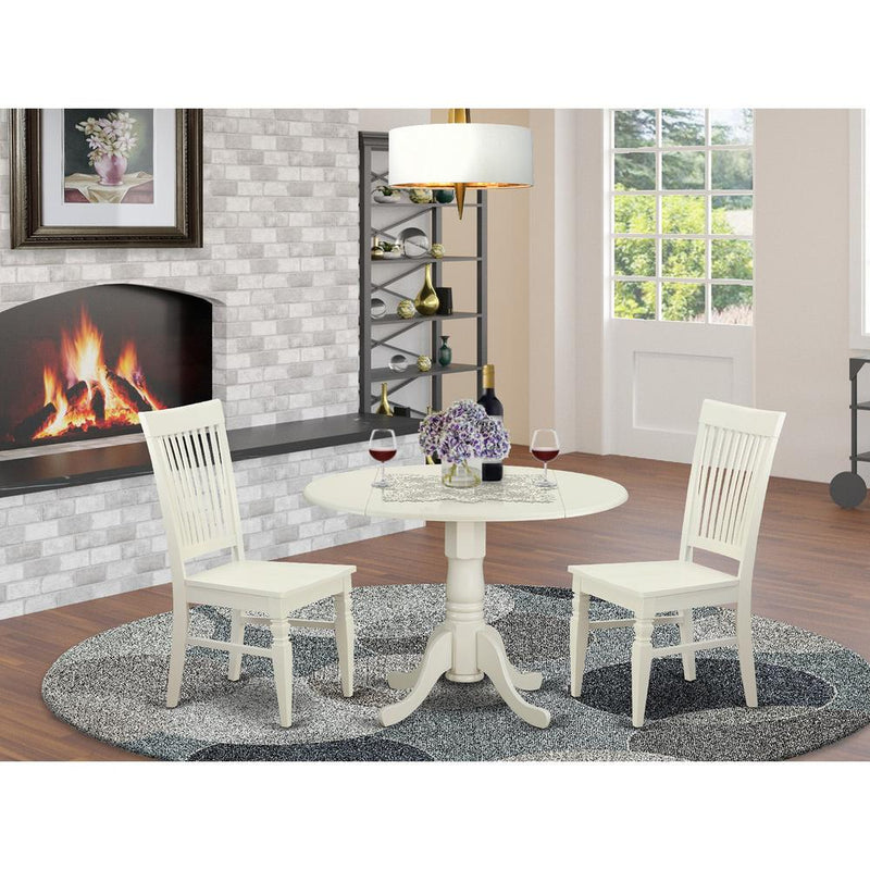 3  PC  Dining  room  set  for  2-Kitchen  Table  and  2  Kitchen  Dining  Chairs