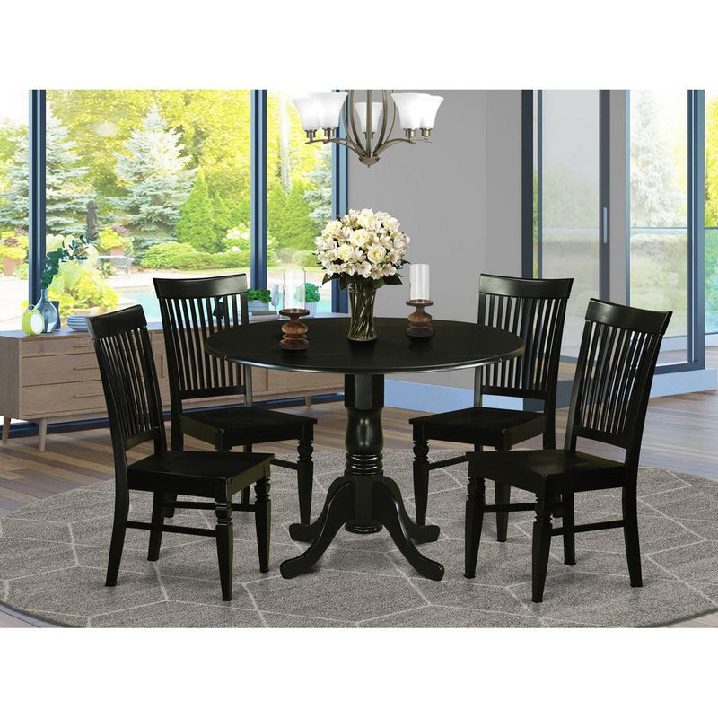 5  PC  small  Kitchen  Table  set  -  Table  and  4  Dining  Chairs