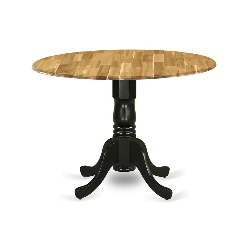 Dining Table Natural & Black, DMT-NBK-TP