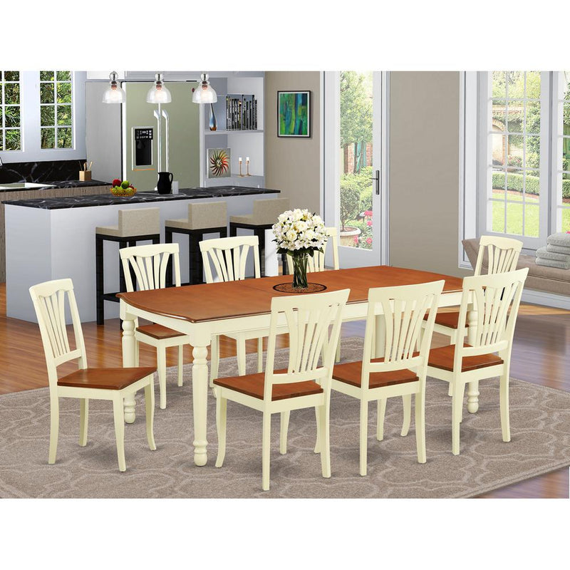 9  Pc  Dining  room  set  -Dining  Table  and  8  Dining  Chairs