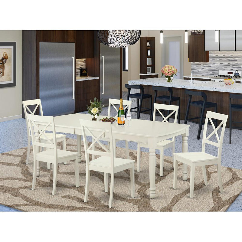 7  PC  Dining  room  set  for  6-Dinette  Table  and  6  Dining  Chairs