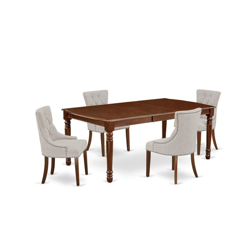 Dining Room Set Mahogany, DOFR5-MAH-05