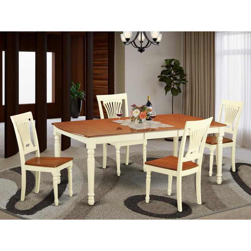 5  PC  Table  and  Chairs  set  for  4-Dinette  Table  and  4  Dining  Chairs