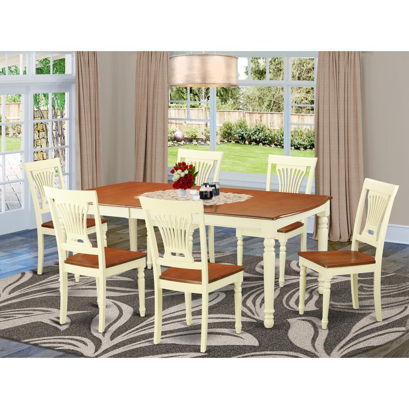 7  Pc  Dining  room  set  for  6-Table  and  6  Dining  Chairs