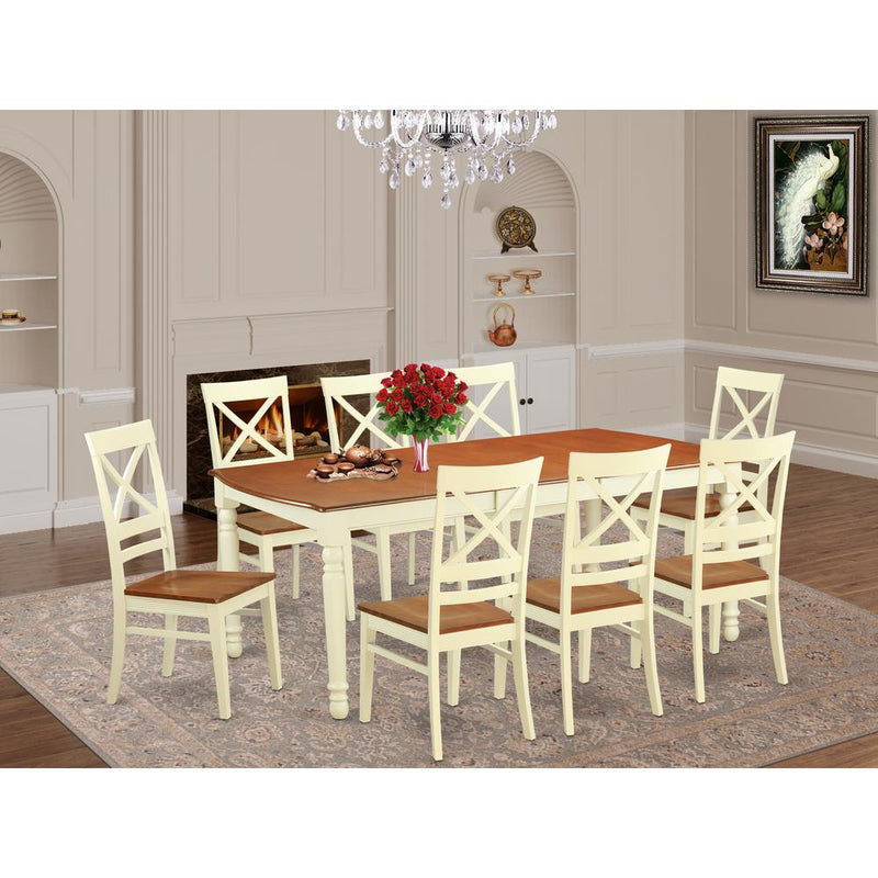 9  Pc  Dining  room  set  -Table  and  8  Dining  Chairs