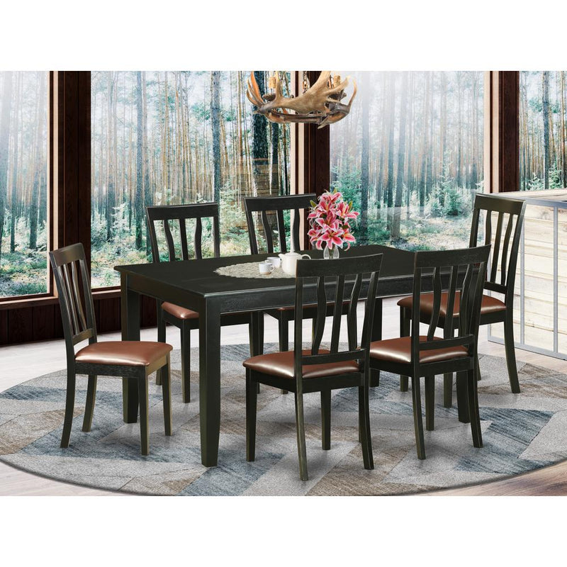 7  Pcs  Dining  room  sets  -Table  and  6  dinette  Chairs