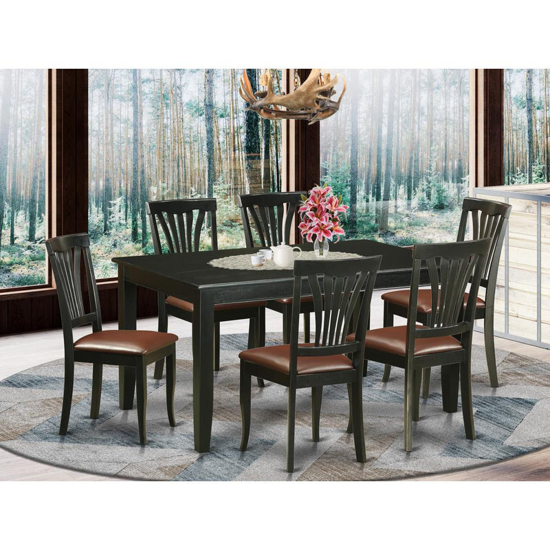 7  Pc  Dining  room  set  -Kitchen  Table  and  6  Dining  Chairs