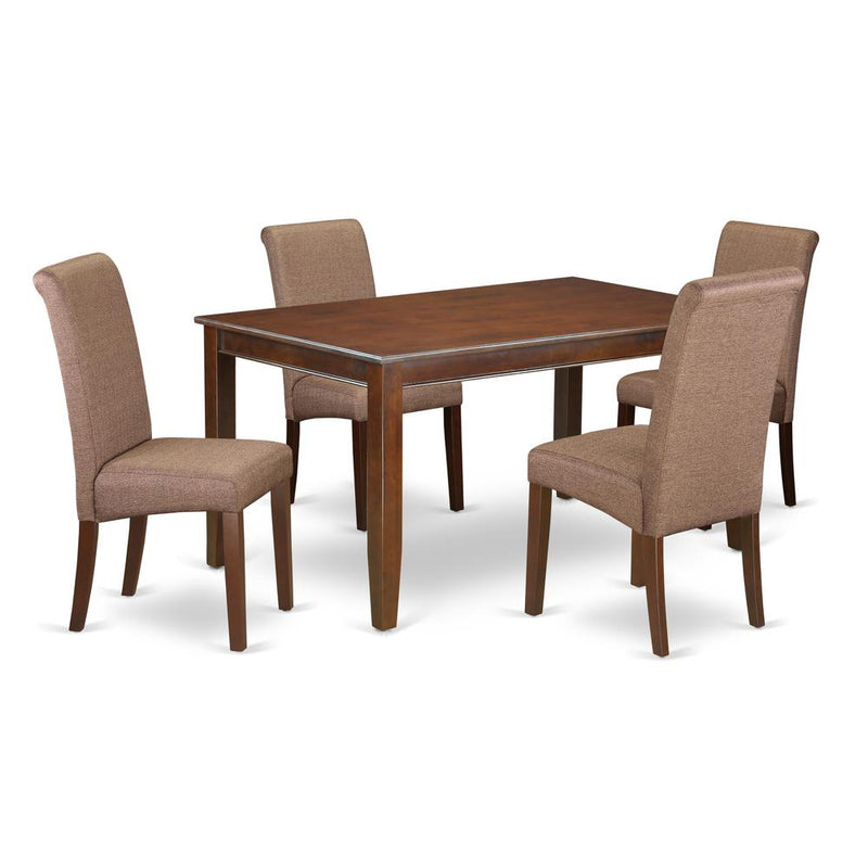 Dining Room Set Mahogany, DUBA5-MAH-18