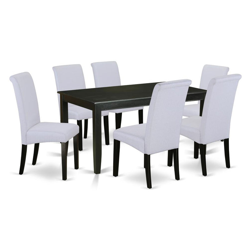 Dining Room Set Black, DUBA7-BLK-05