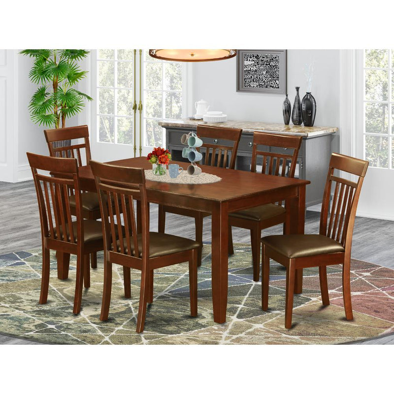 7  Pc  formal  Dining  room  set-Dining  Table  and  6  Dining  Chairs