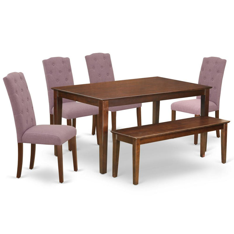 Dining Room Set Mahogany, DUCE6-MAH-10