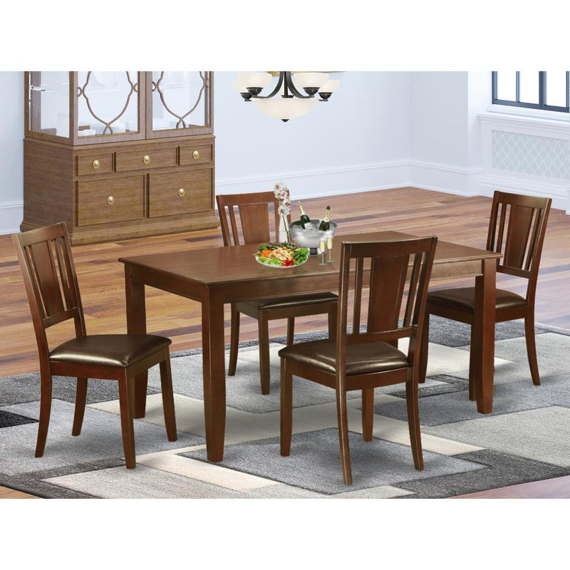 5  PC  formal  Dining  room  set-Table  and  4  Chairs  for  Dining  room