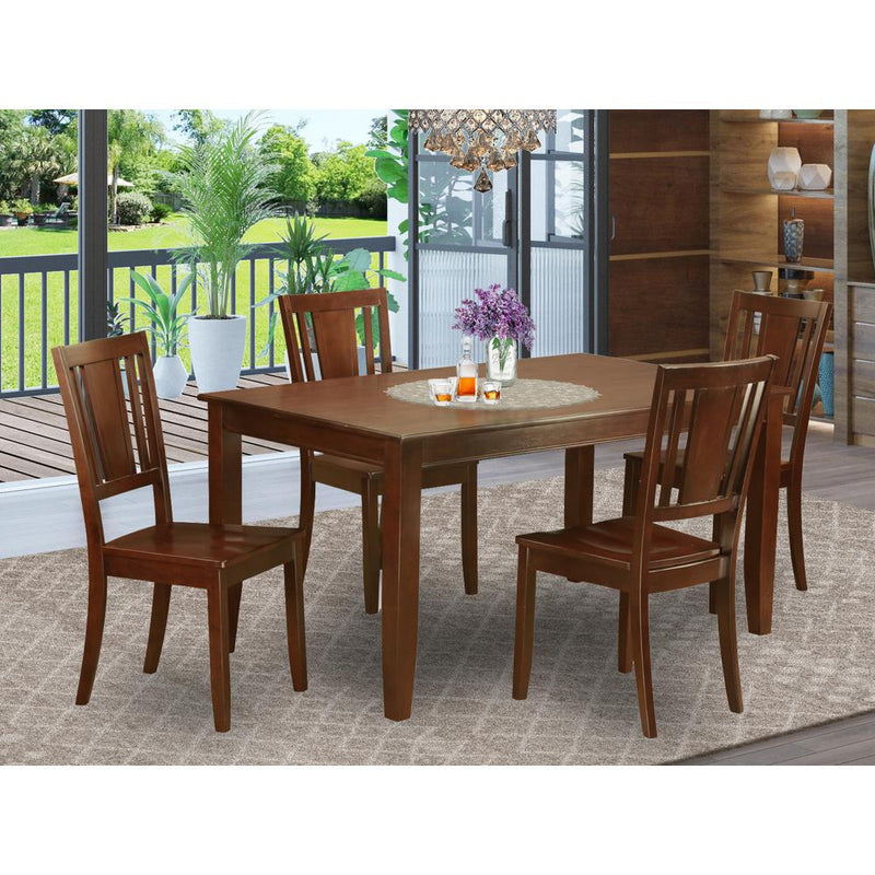 5  Pc  Dining  room  set-Dinette  Table  and  4  Dining  Chairs