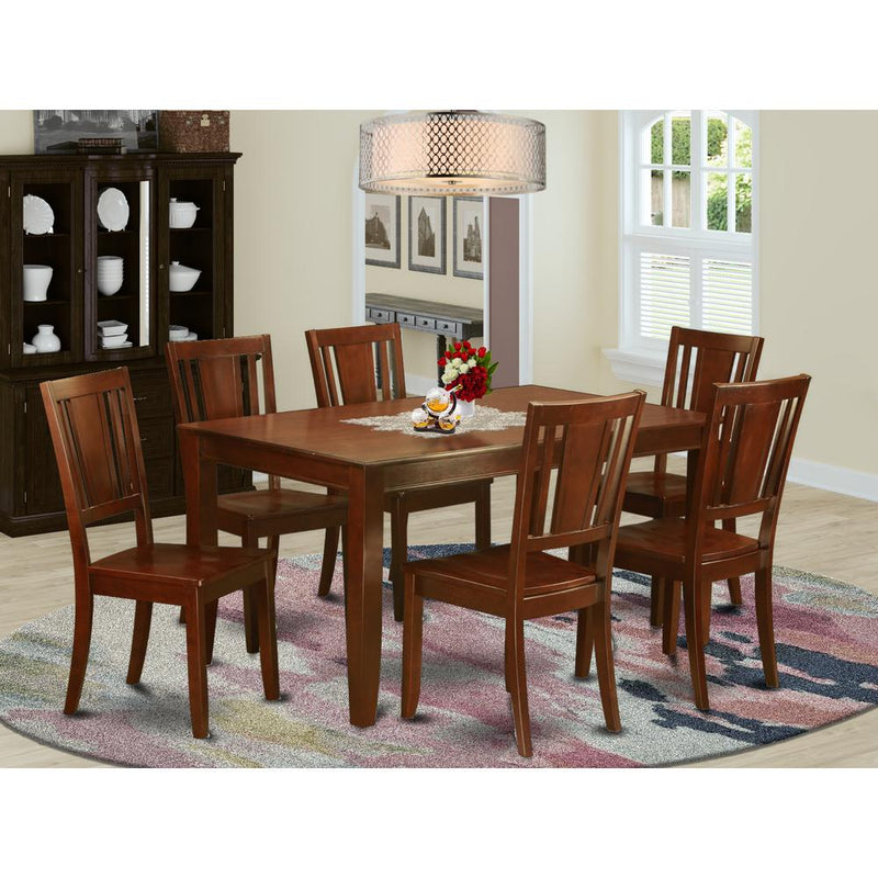 7  Pc  Dining  room  set  for  6-Kitchen  Table  and  6  Kitchen  Chairs