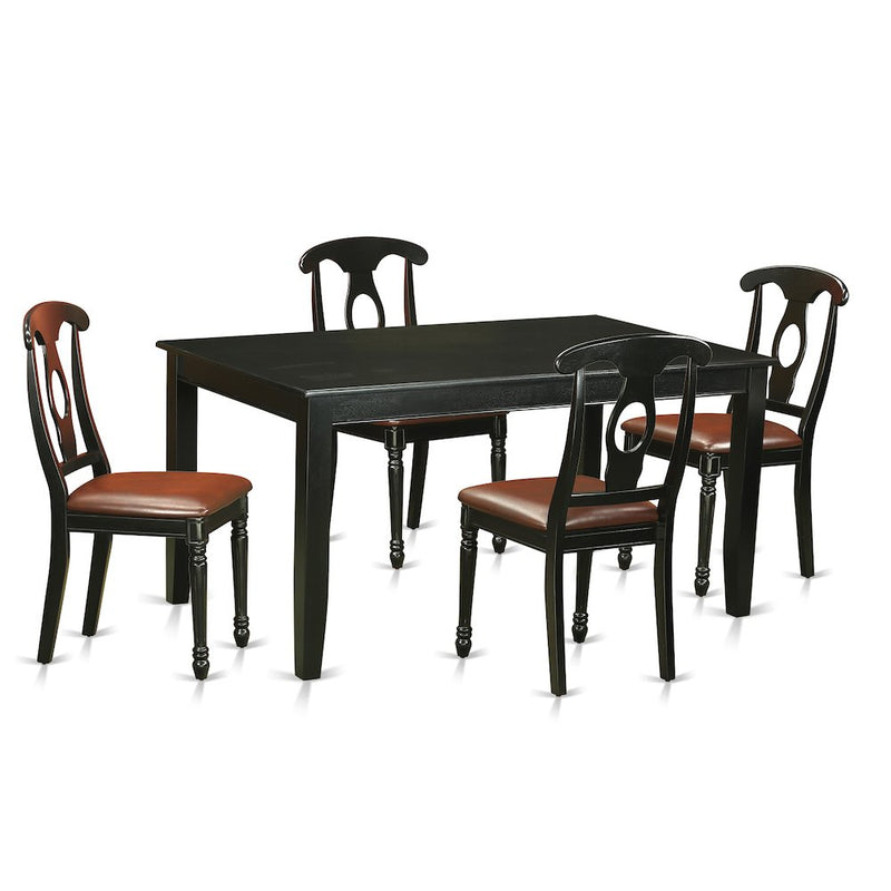 5  PcTable  and  Chairs  set  for  4-Table  and  4  Dining  Chairs