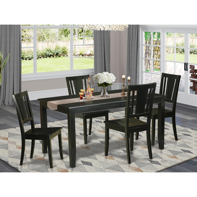 5  Pc  Dining  room  set  for  4-Dining  Table  and  4  Dining  Chairs