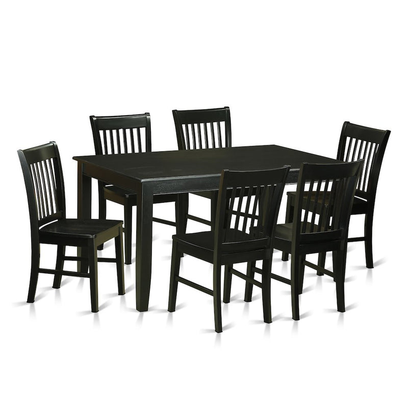 7  Pc  Dining  room  set  -Kitchen  Table  and  6  Dining  Chairs