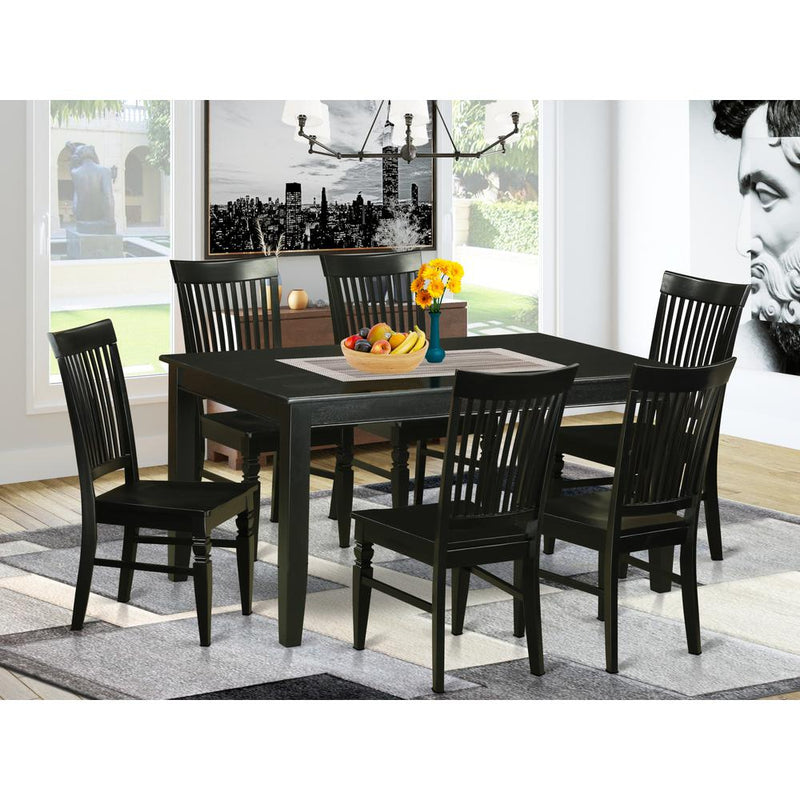 7  Pcs  Dining  room  sets  -Small  Kitchen  Table  and  6  Dining  Chairs