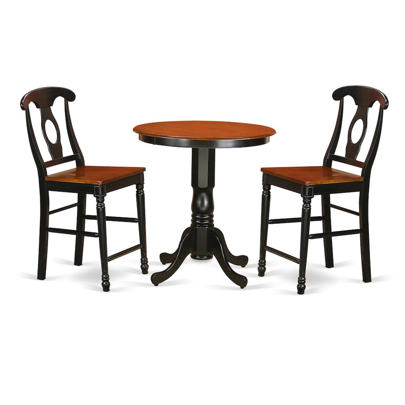 3  Pc  Dining  counter  height  set-pub  Table  and  2  Dining  Chairs.