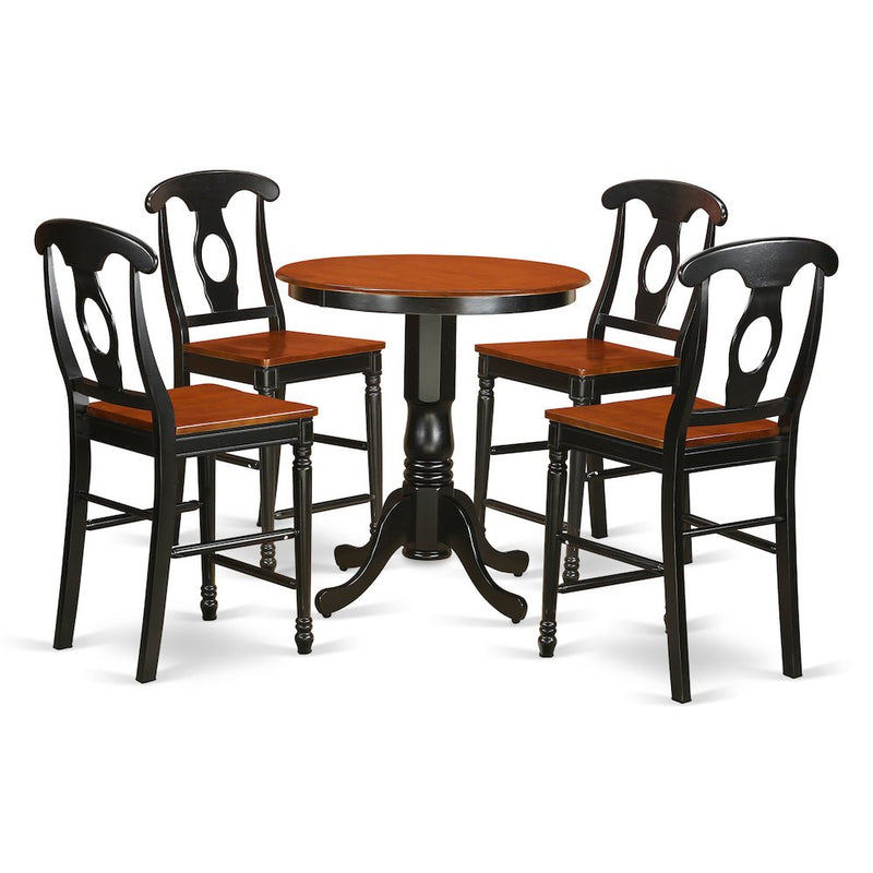 5  Pc  Dining  counter  height  set  -  high  top  Table  and  4  Dining  Chairs.